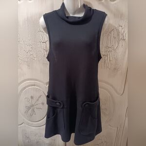 Forever 21 Black Turtleneck-Miniskirt